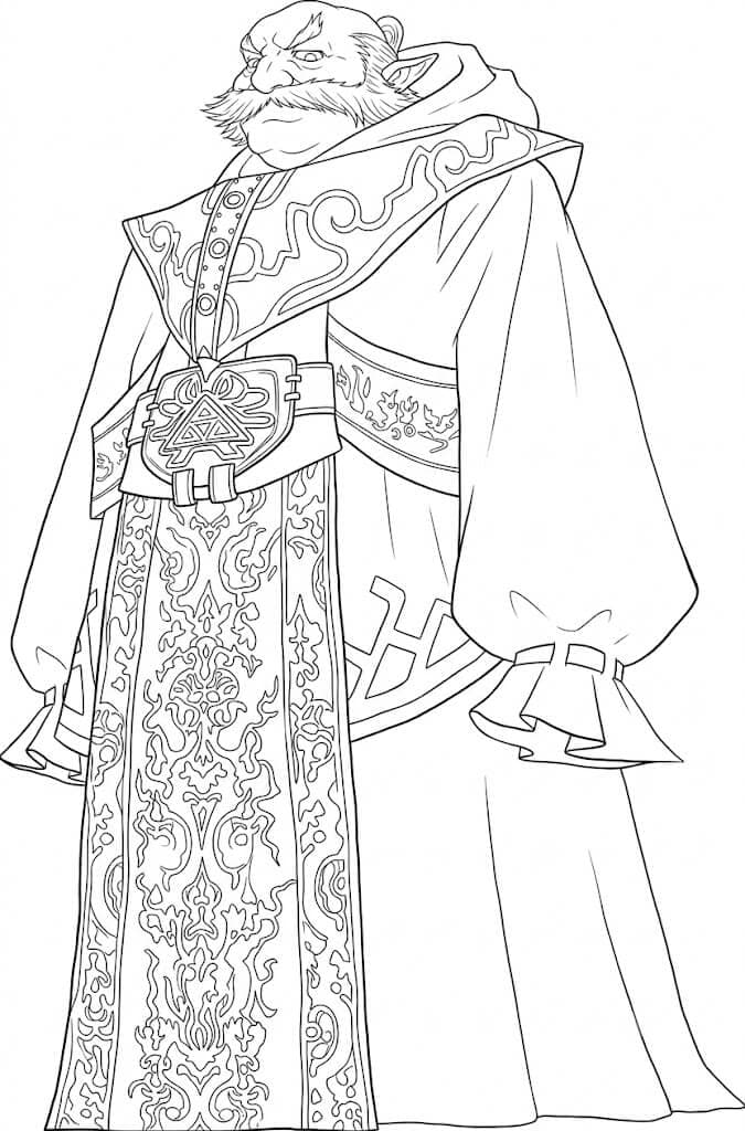Rauru coloring pages
