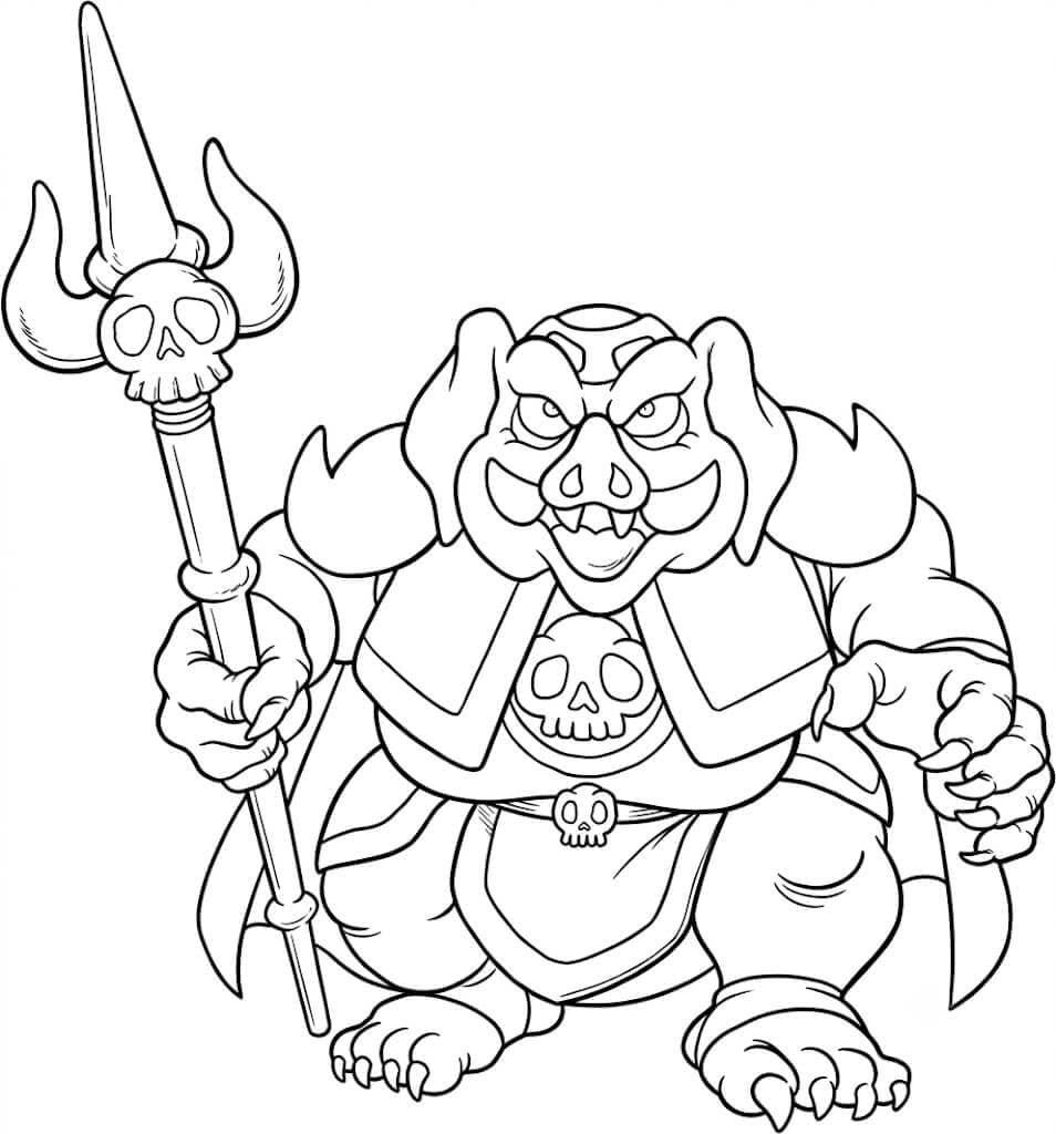 Zelda Ganon coloring pages