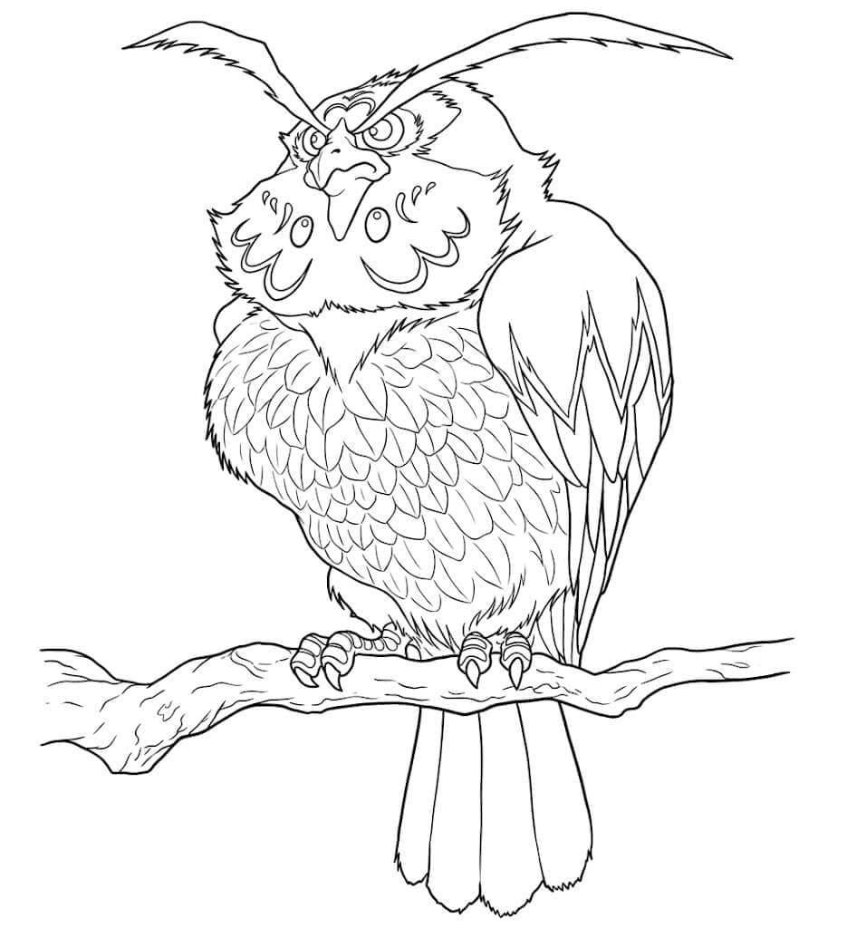 Zelda Kaepora Gaebora coloring pages