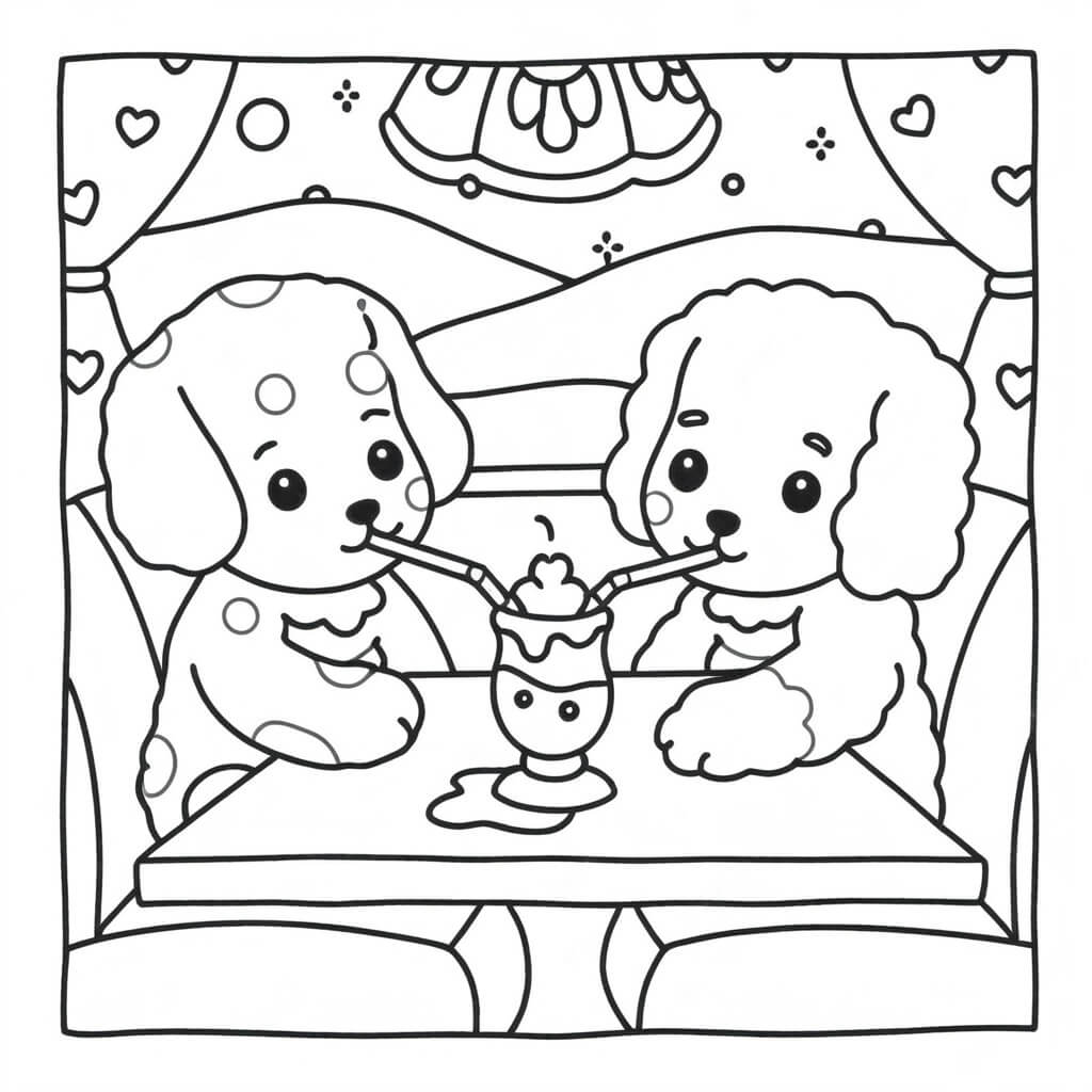 Bobbie goods milkshake coloring pages coloring page
